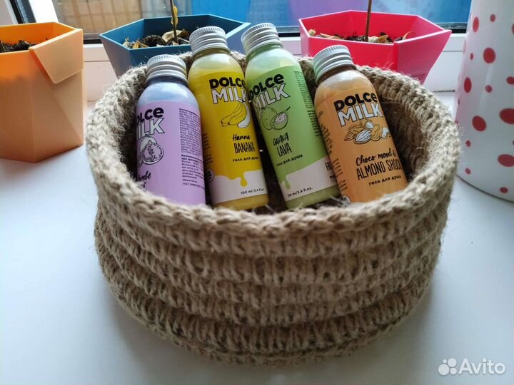 Вязаные корзины из джута (на заказ) любой размер