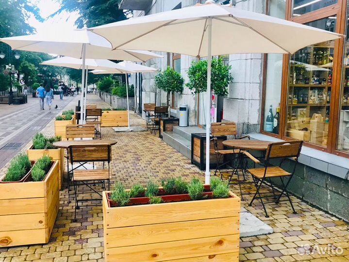 Прочный Зонт уличный - пляжный 270 см