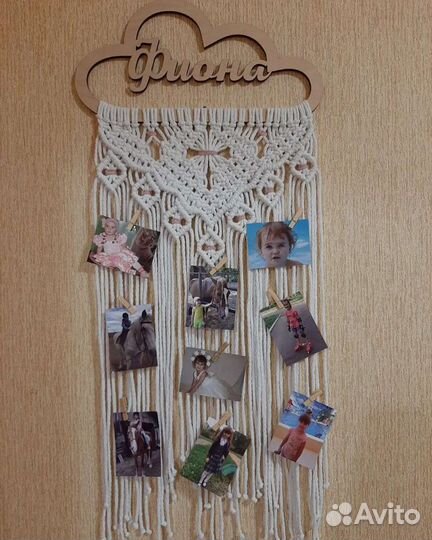 Макраме панно для фото