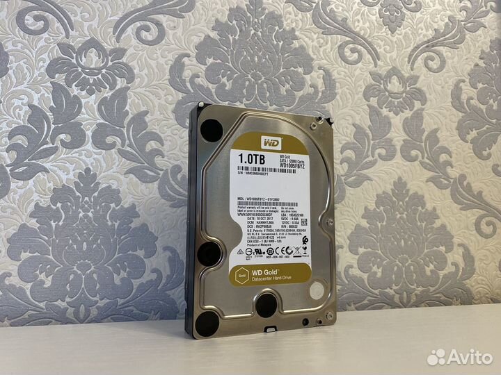 HDD 1Tb WD Gold WD1005fbyz
