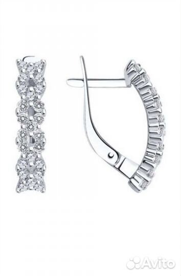 Серебряные серьги Sokolov новые много разных