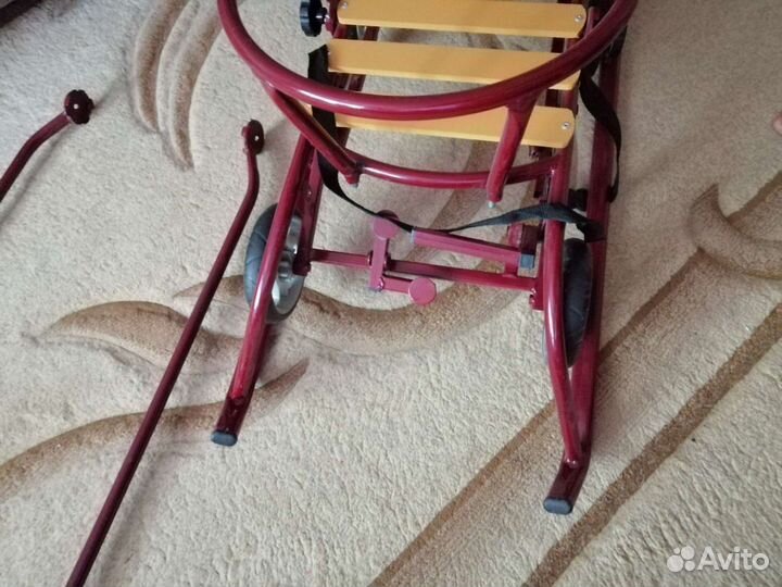 Санки+сиденье меховое