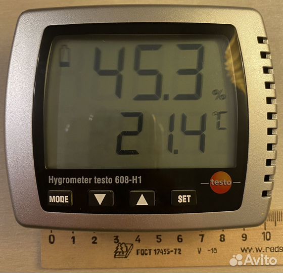 Термогигрометр testo 608 H1 оригинал тесто germany