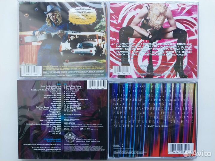 CD диски Madonna, Mylène Farmer