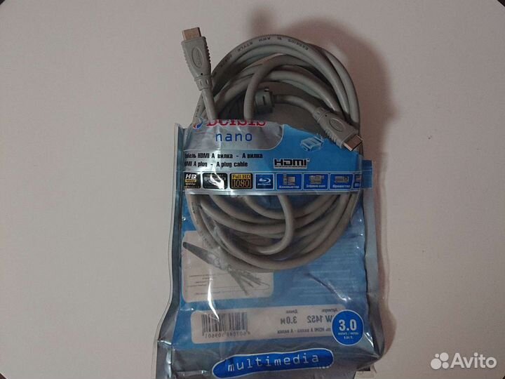 Кабель Belsis hdmi A - hdmi A 3 метра