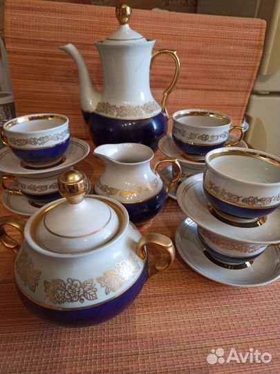 Сервиз кофейный. Полонне. Фарфор