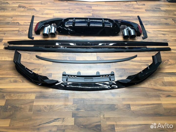 Обвес для BMW G30 диффузор / губа / насадки