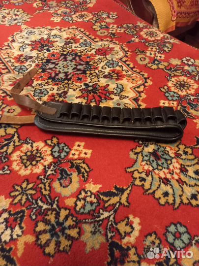 Патронташ из свиной кожи