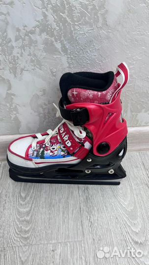 Коньки детские раздвижные 33 34 35 36
