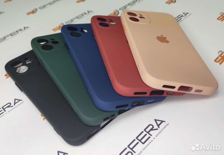 Чехлы с защитой камеры для iPhone 12