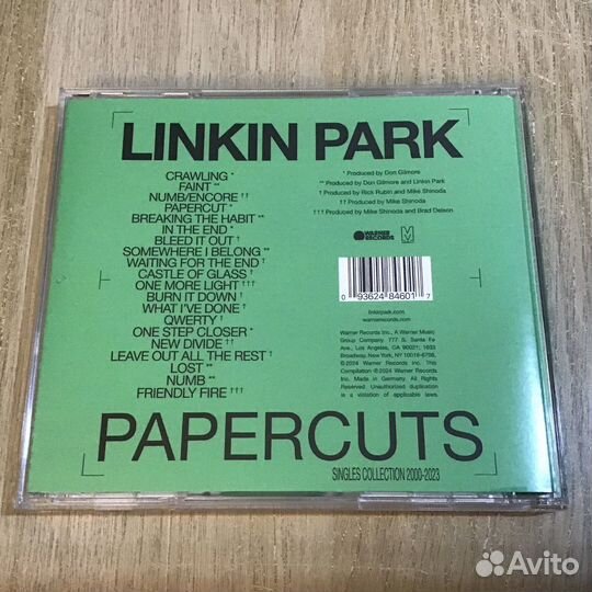 CD Linkin Park – Papercuts (сборник)