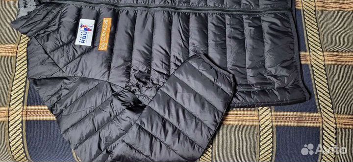 Разминочная куртка пуховик M-L-XL adidas Сб.России