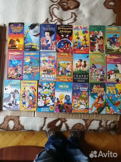 Кассета vhs с записью