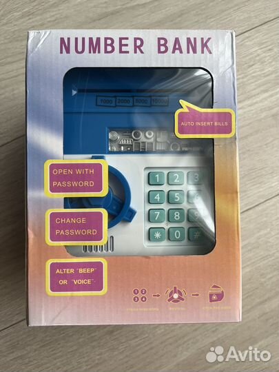 Детский сейф копилка новый