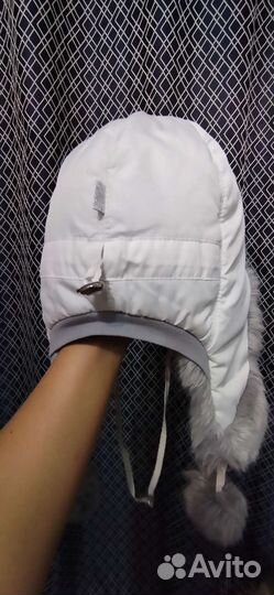 Шапка для девочки зимняя 54 размер