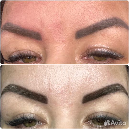 Перманентный макияж бровей губ и век татуаж