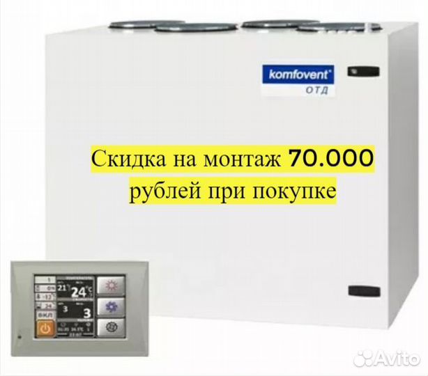 Приточная установка Komfovent в вашу квартиру