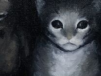 Картина маслом "Мишка Фредди"