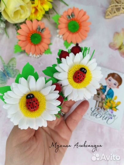 Бантики из фоамирана