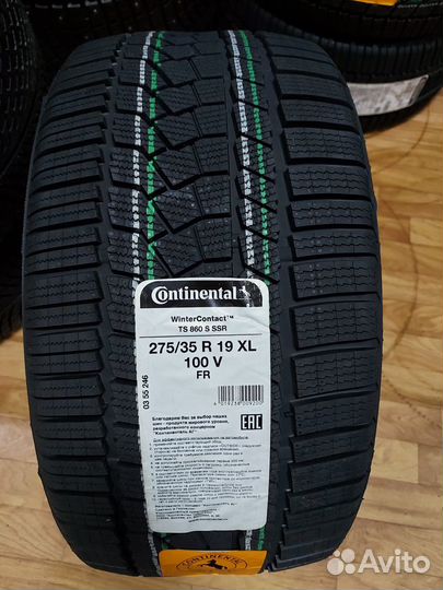 Continental ContiWinterContact TS 860S 275/35 R19 и 245/40 R19