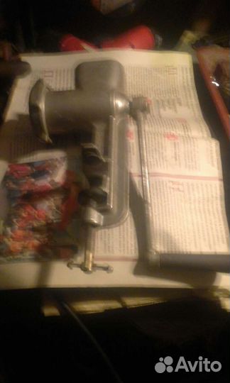 Мясорубка ручная СССР чугунная