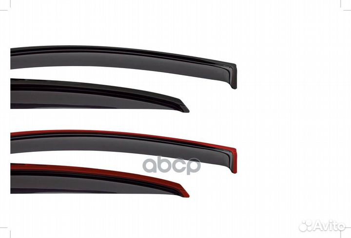 Дефлекторы окон 4 door Hyundai Solaris, sd, 201