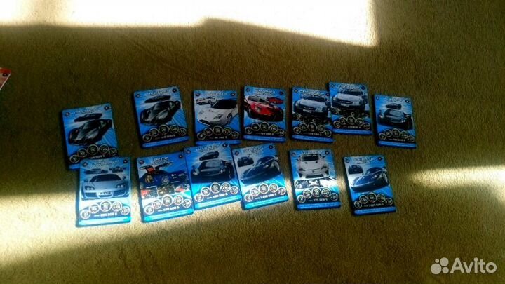 Карточки супергонки