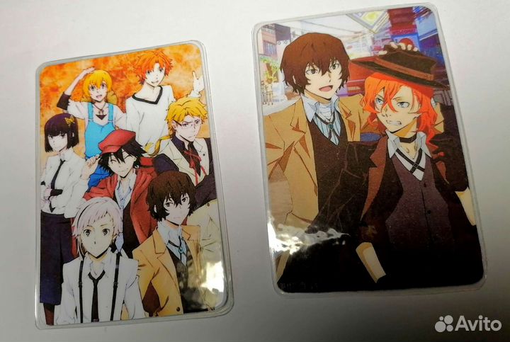 Карточки аниме 1шт-50р