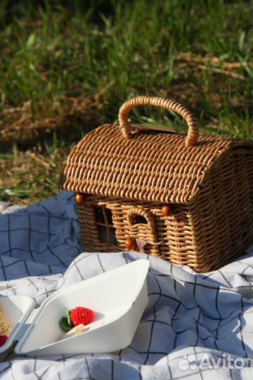 Плетеные корзины для веселых игр