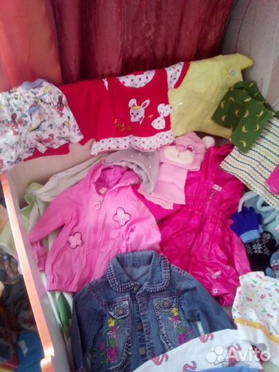 Вещи пакетом для девочки 6-18 месяцев
