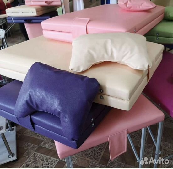 Массажный стол + подушечка в наличии.новое
