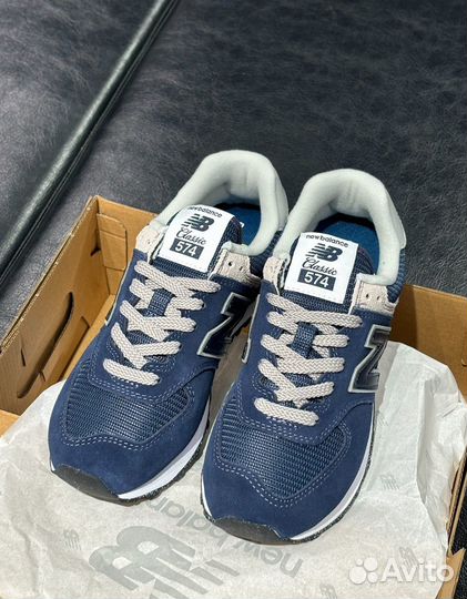 Кроссовки New Balance 574 «Blue» (оригинал)