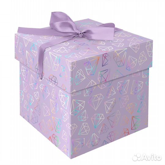 Подарочная коробока/ Коробка для подарка на праздн