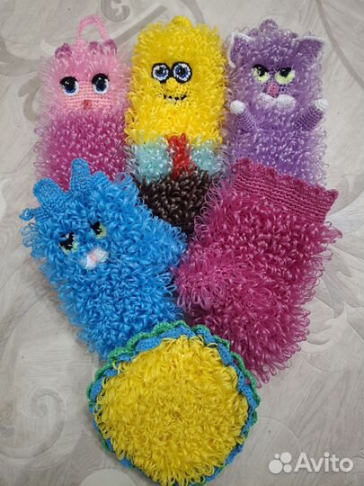 Мочалка ручной работы