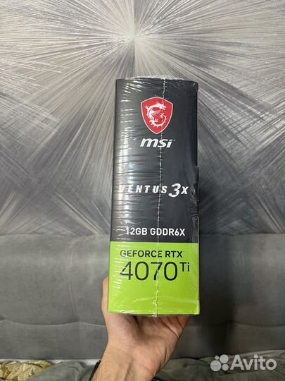 Видеокарта msi rtx 4070ti ventus 3x 12gb