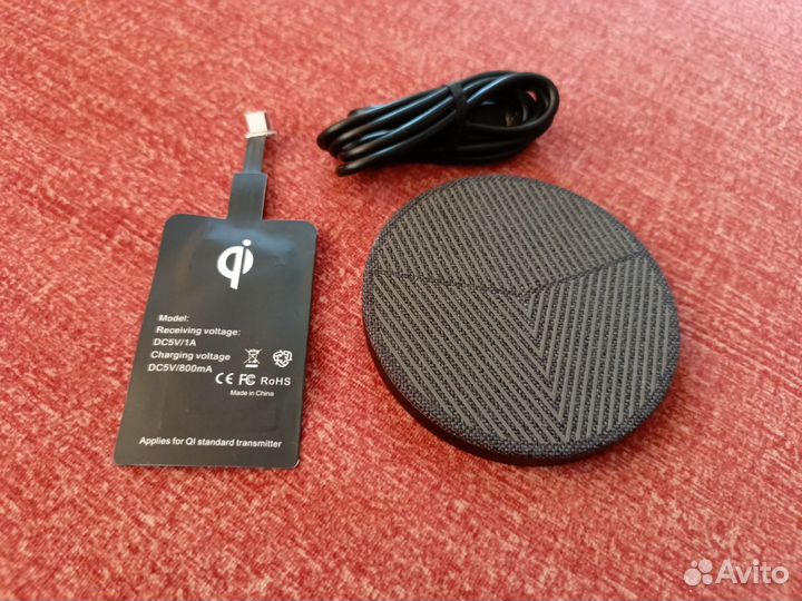 Беспроводная зарядка для телефона с модулем type-c