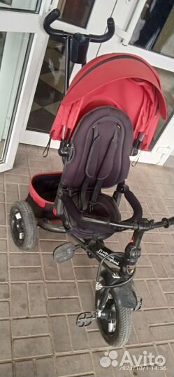 Детский трехколесный велосипед бу