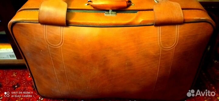 Кожаный чемодан СССР