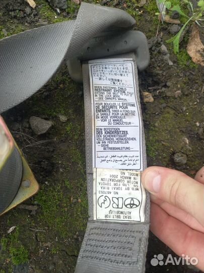 Ремень безопасности toyota