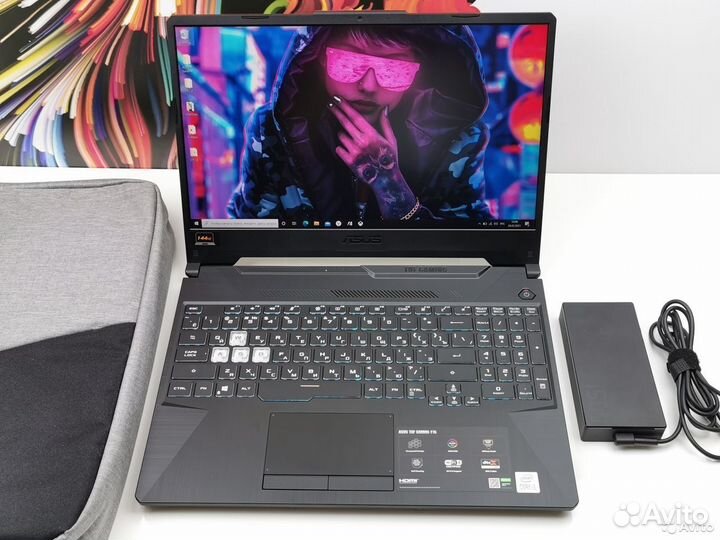 Asus TUF15 8 ядер core i5 144Hz 8GB GTX1650Ti SSD