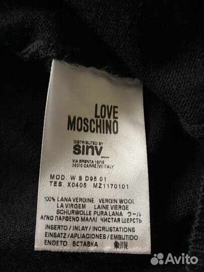 Love Moschino свитер оригинал 46-48