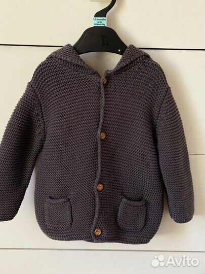 Кофта кардиган для мальчика next 62-68