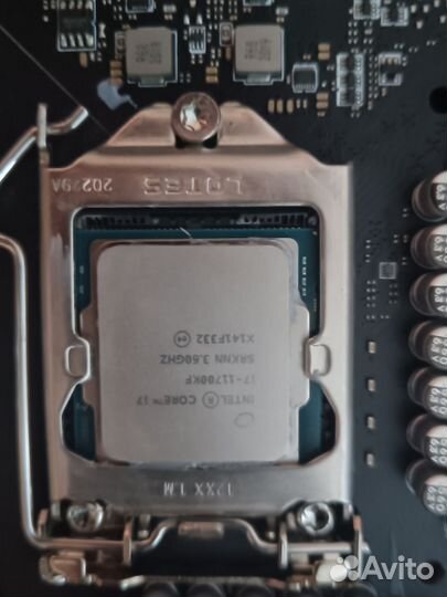 Материнская плата с процессором i7 11700kf