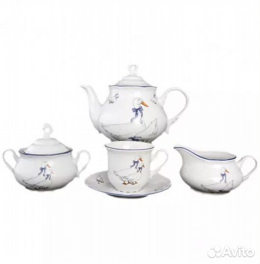 Чайный сервиз Thun Констанция Гуси