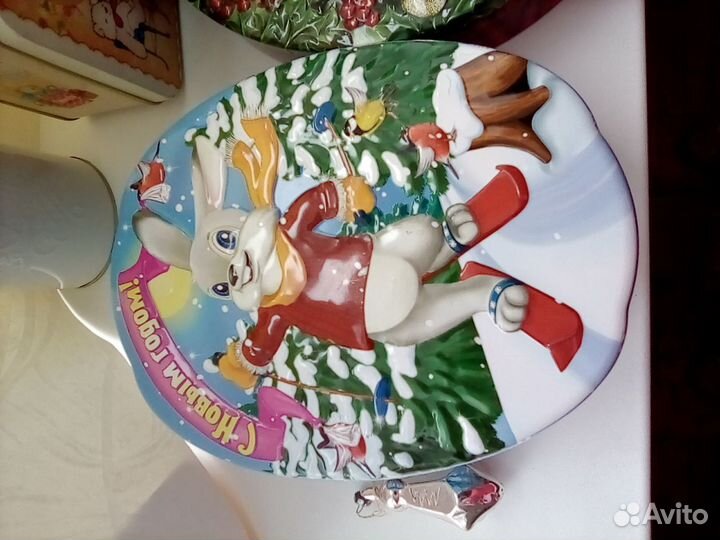 Жестяная коробка Новый год кремлёвский подарок