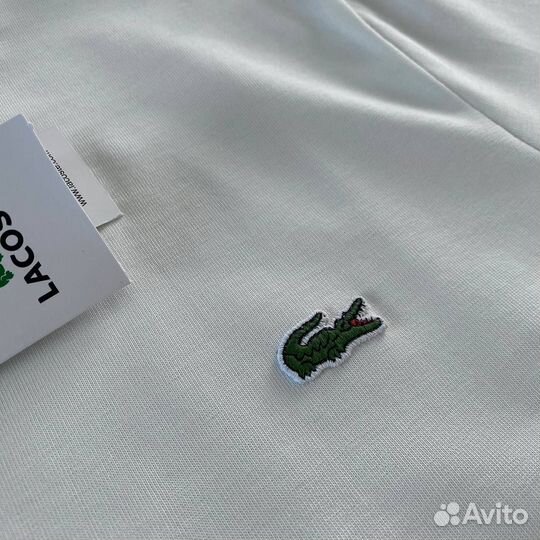 Футболка lacoste белая