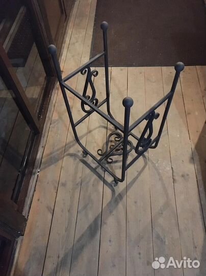 Дровница металлическая