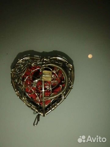 Шкатулочка в виде сердца(Германия)