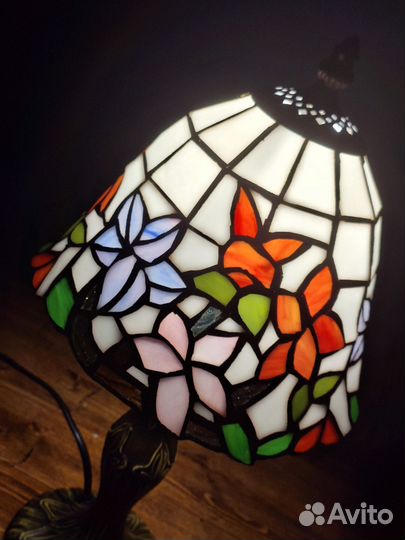 Лампа настольная витраж