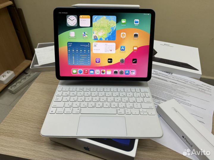 iPad Air 5 2024 M1 64Gb WiFi Акб100 Идеал Чек Стек